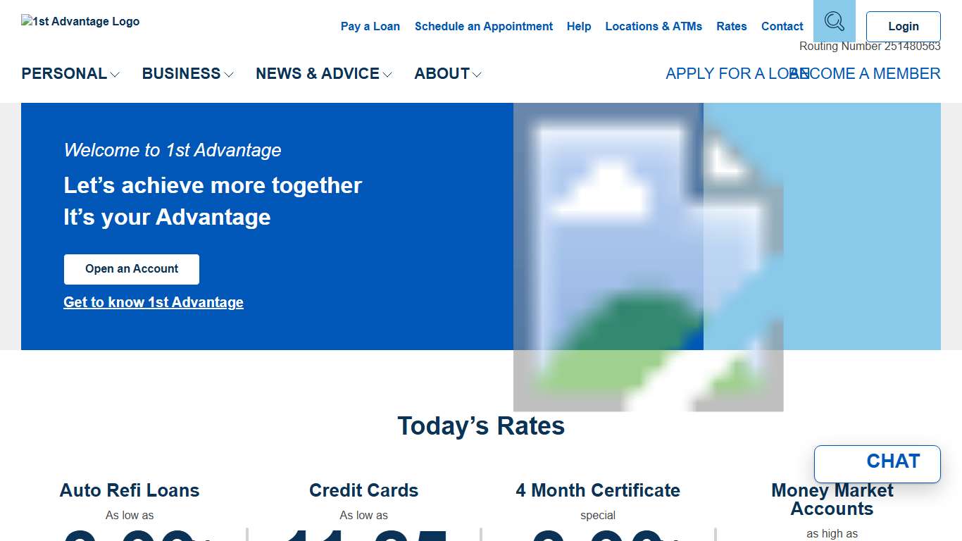 1st Advantage Federal Credit Union: It's Your Advantage