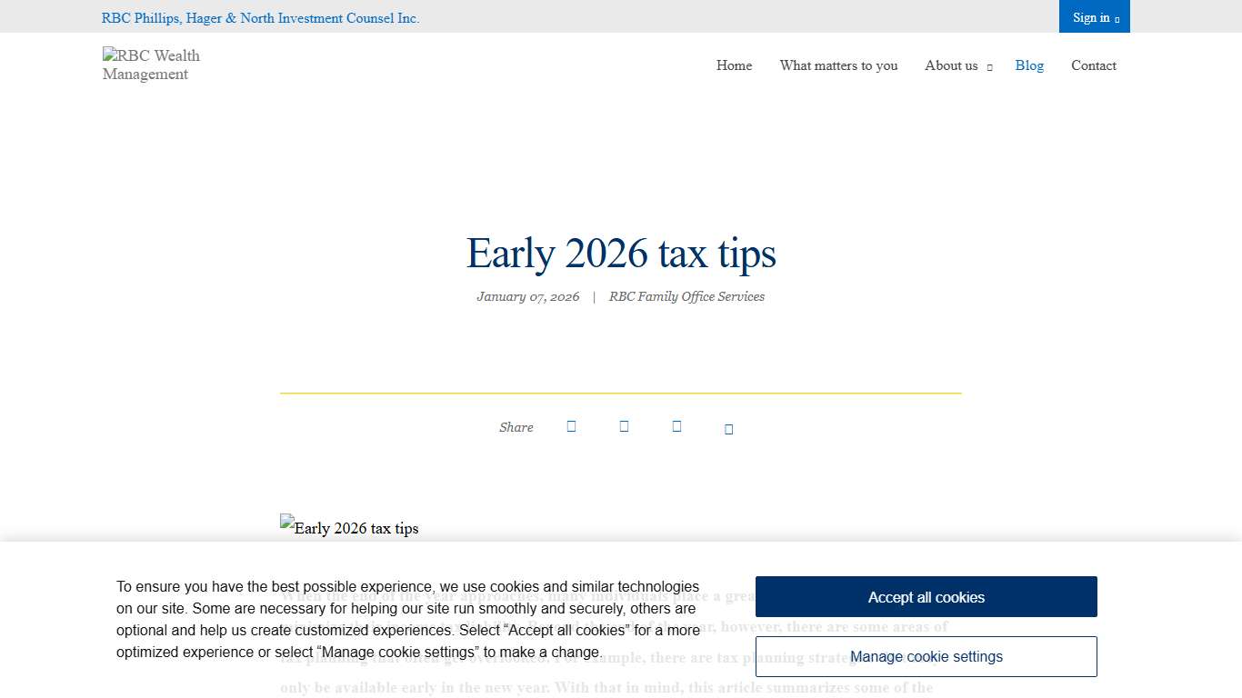 Lesli Logush - Early 2026 tax tips